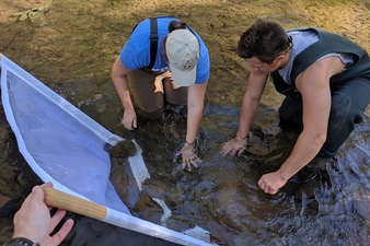 Students dredge in the Keuka Lake watershed